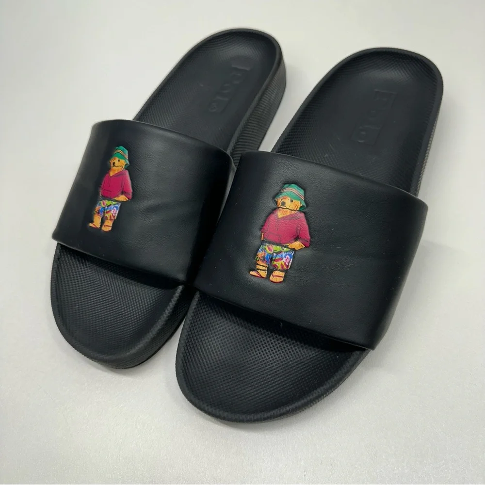 Polo Ralph Lauren Vacation Cayson Big Bear Slide Sandals Mens Size 12